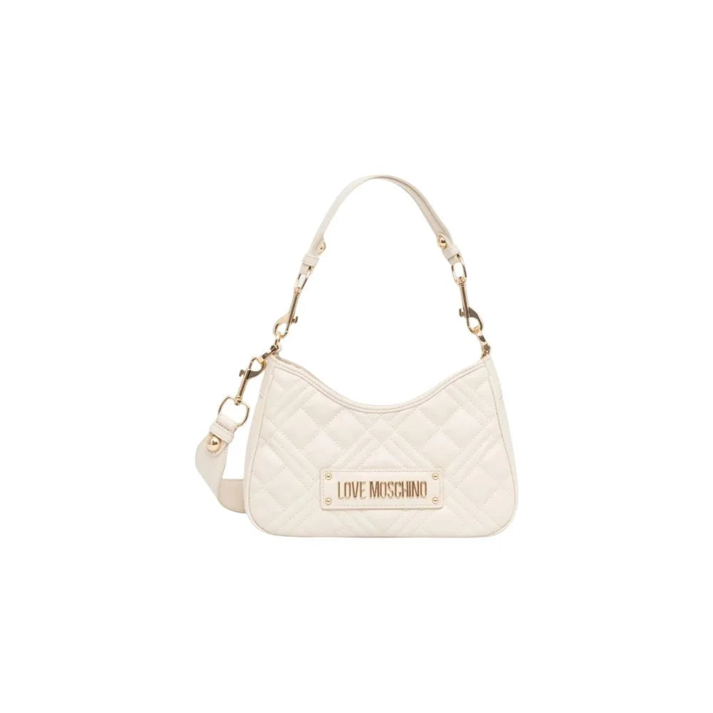 Love Moschino Beige Polyethylene Handbag