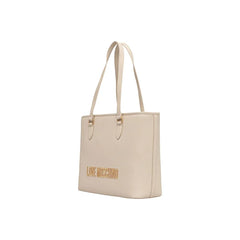 Love Moschino Beige Polyethylene Handbag
