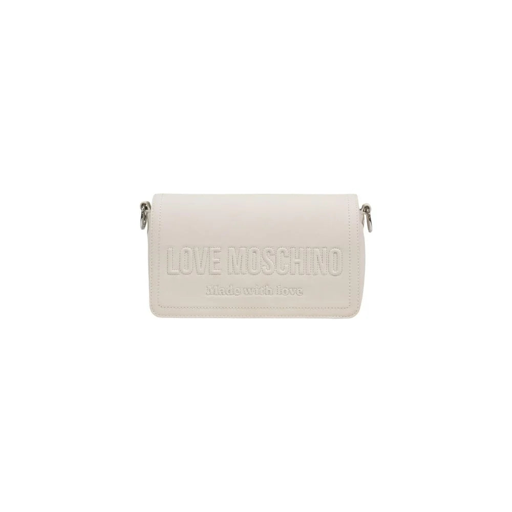 Love Moschino Beige Polyethylene Handbag