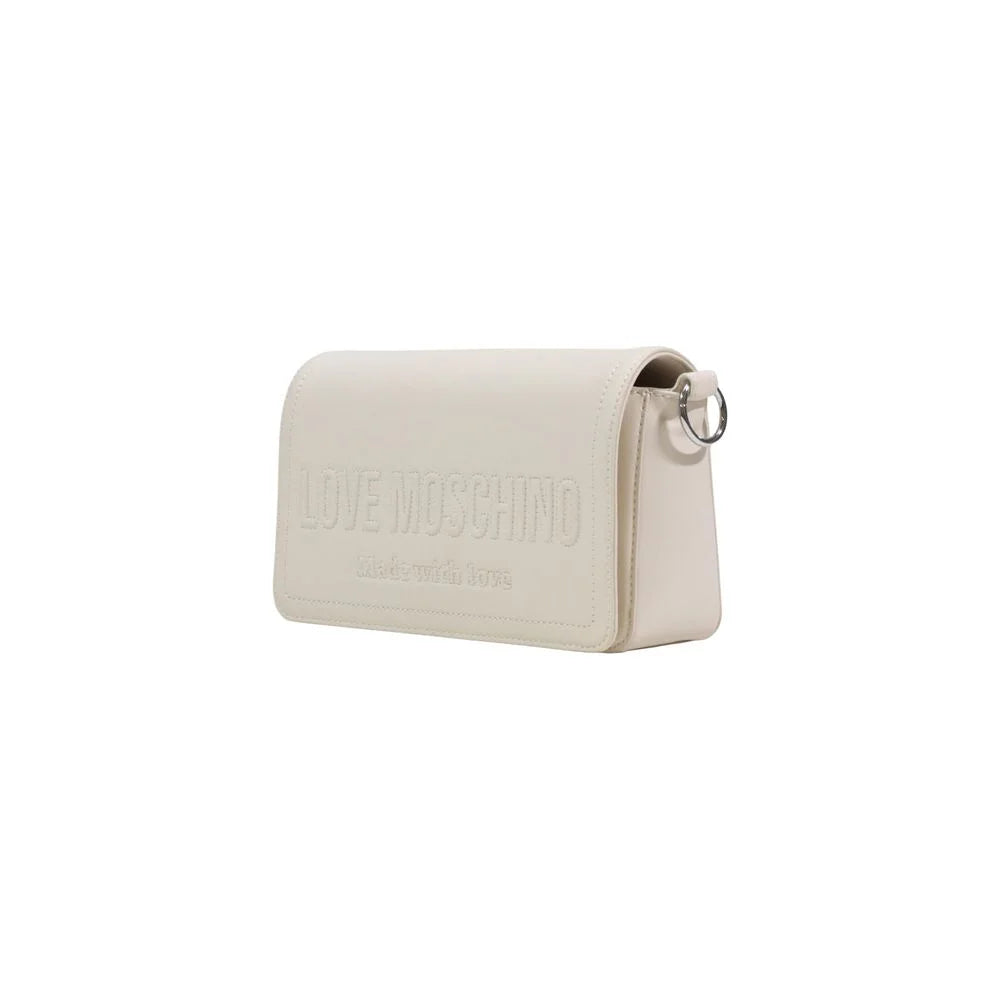 Love Moschino Beige Polyethylene Handbag