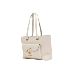 Love Moschino Beige Polyethylene Handbag