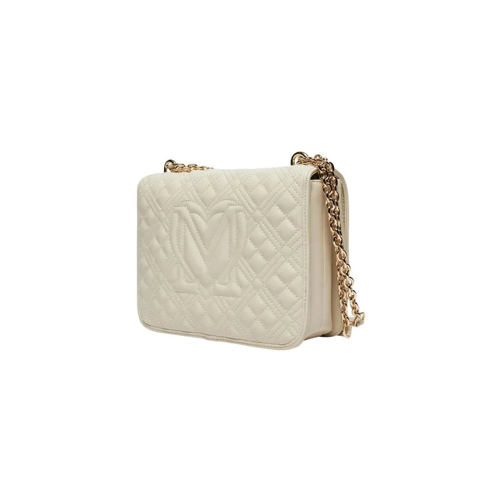 Love Moschino Bézs Műanyag Kézibag