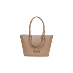 Love Moschino Beige Polyethylene Handbag