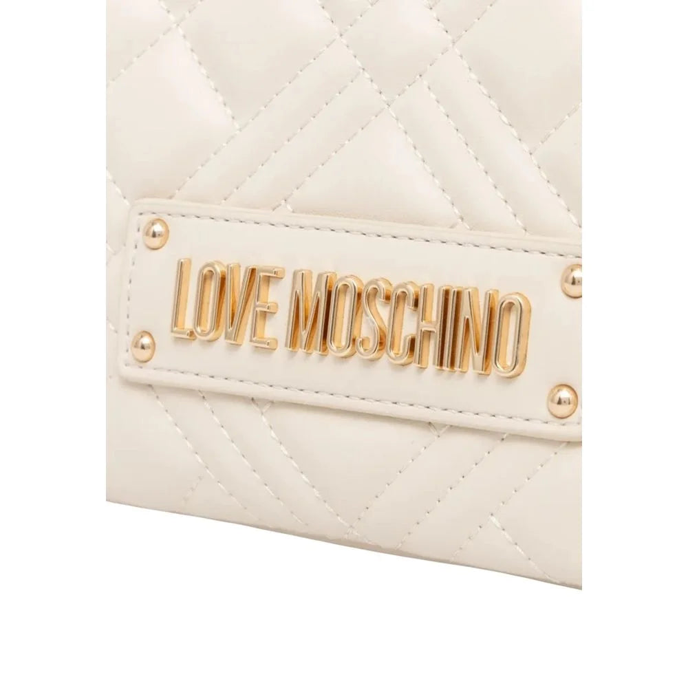 Love Moschino Beige Polyethylene Handbag