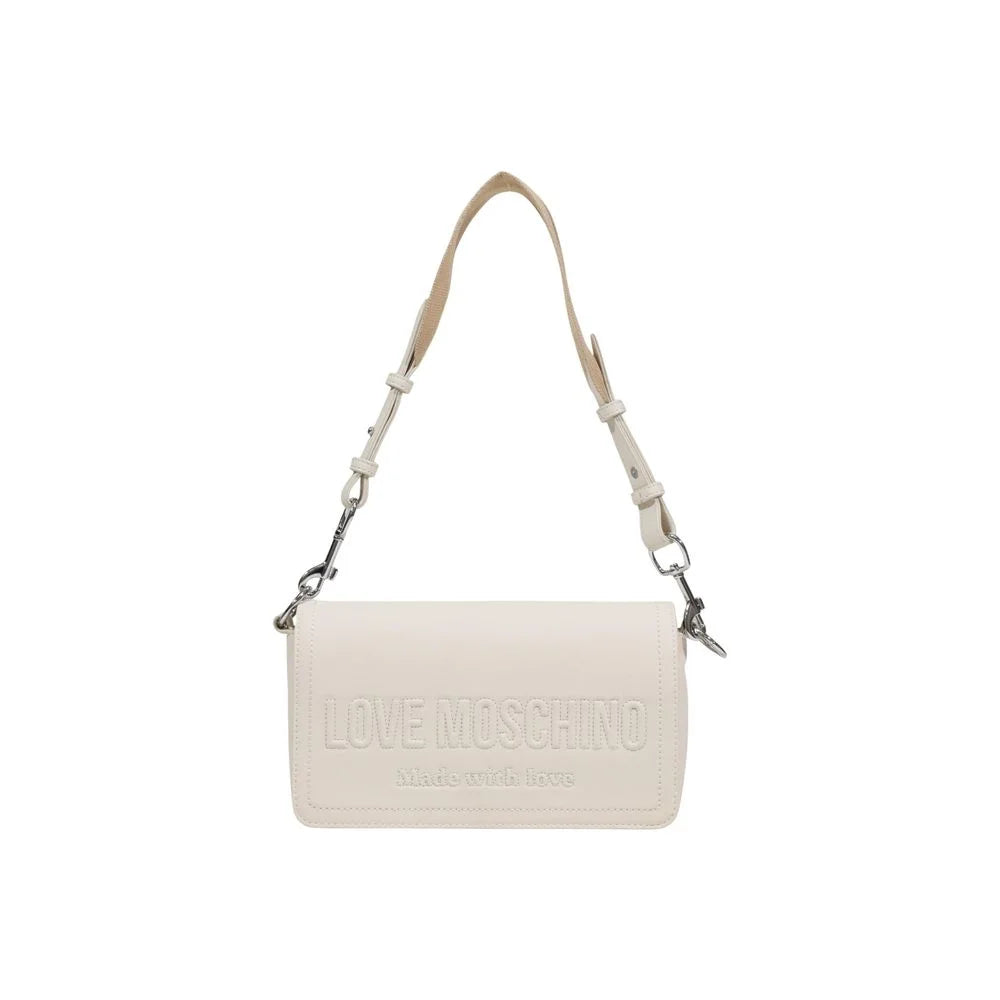 Love Moschino Beige Polyethylene Handbag
