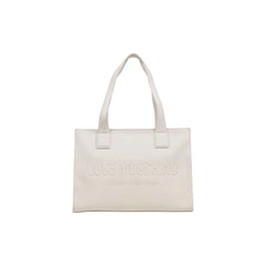Love Moschino Beige Polyethylene Handbag