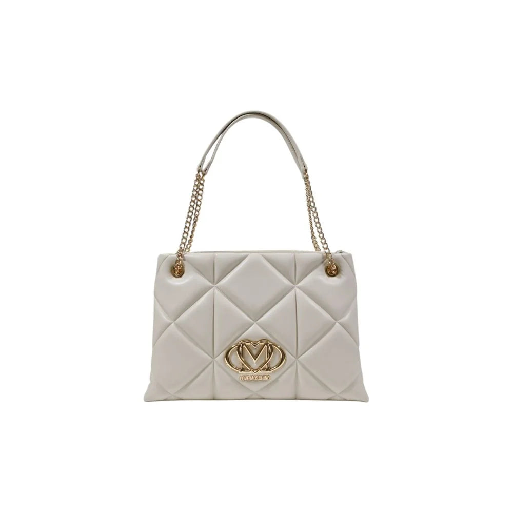 Love Moschino Beige Polyethylene Handbag - Shoulder Bags