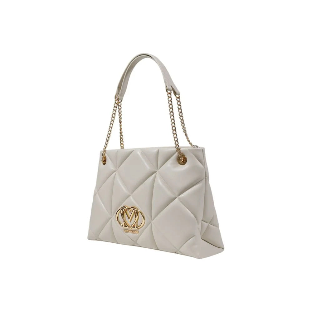 Love Moschino Beige Polyethylene Handbag - Shoulder Bags