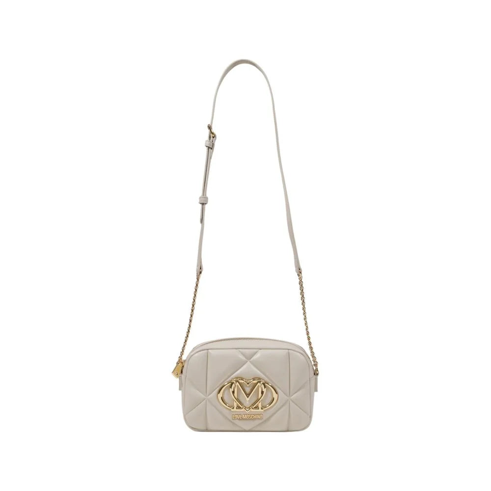 Love Moschino Beige Polyethylene Handbag - Shoulder Bags