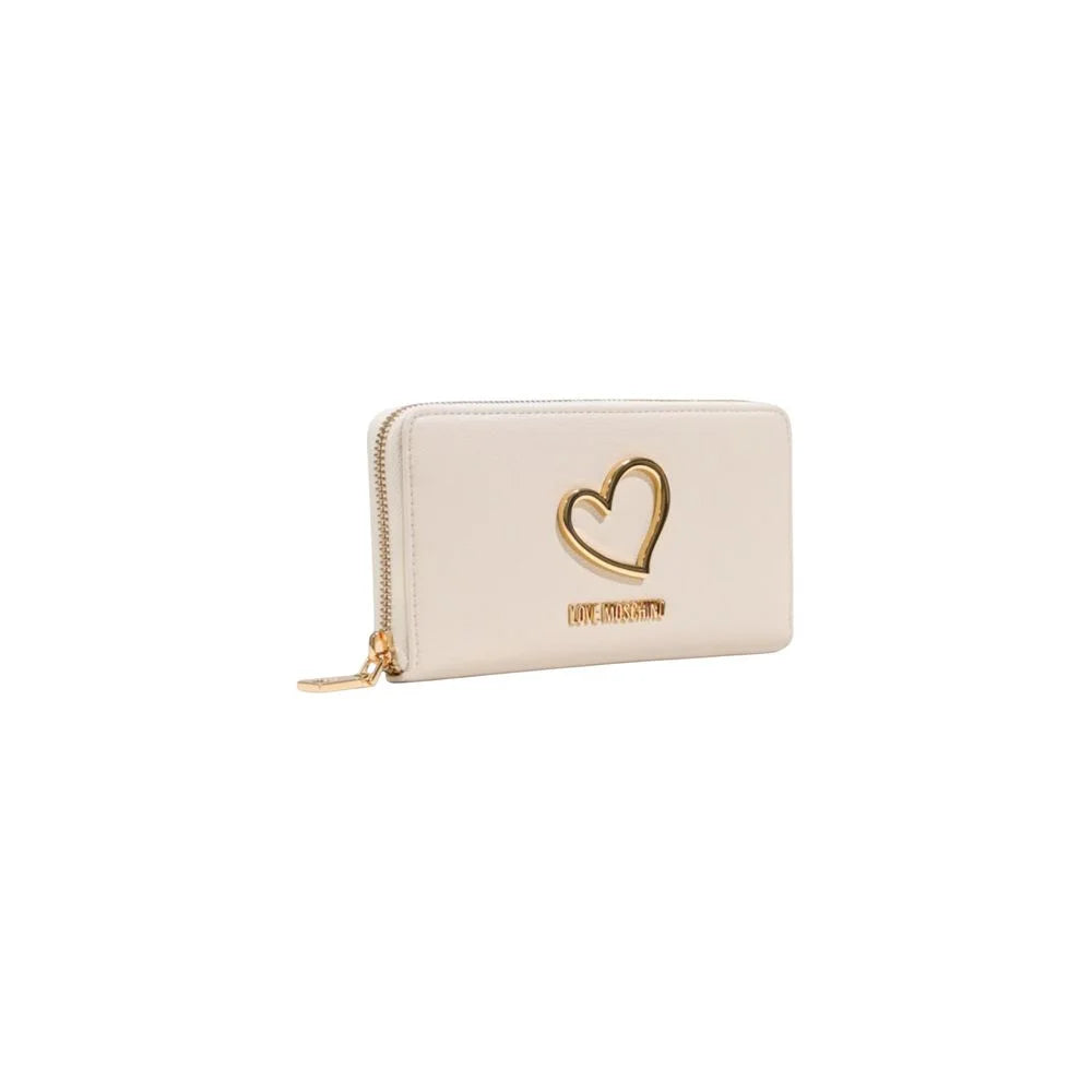 Love Moschino Beige Polyethylene Wallet
