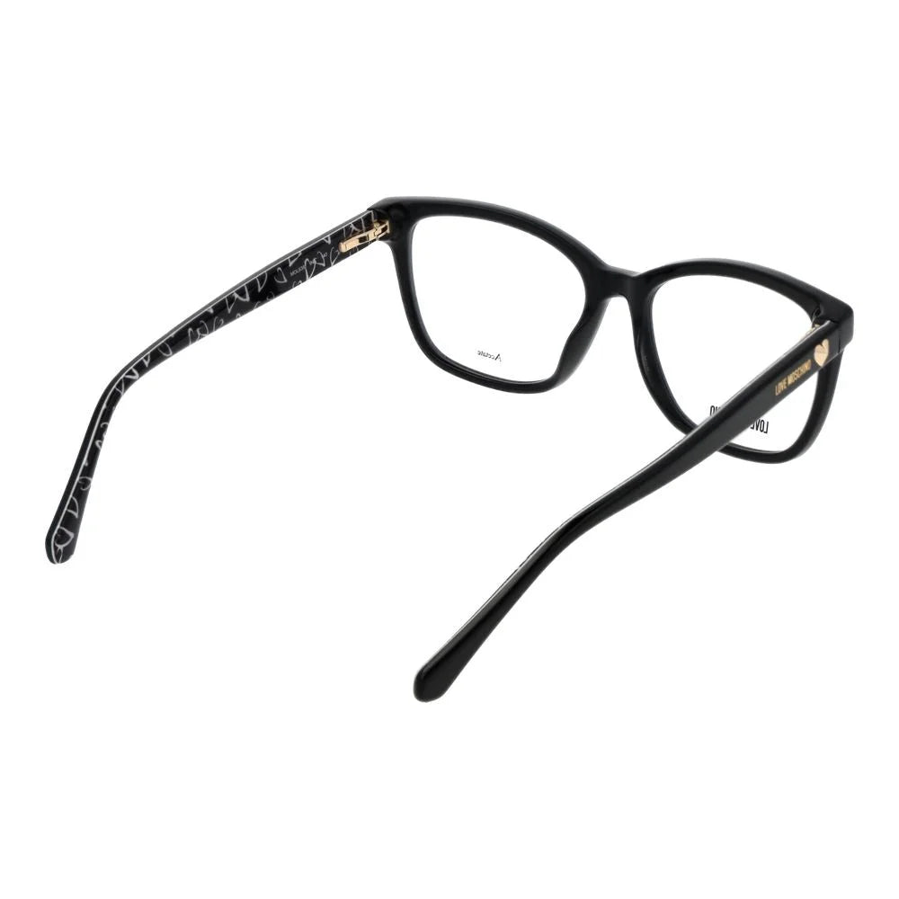 Love Moschino Black Acetate Glasses (Frames)