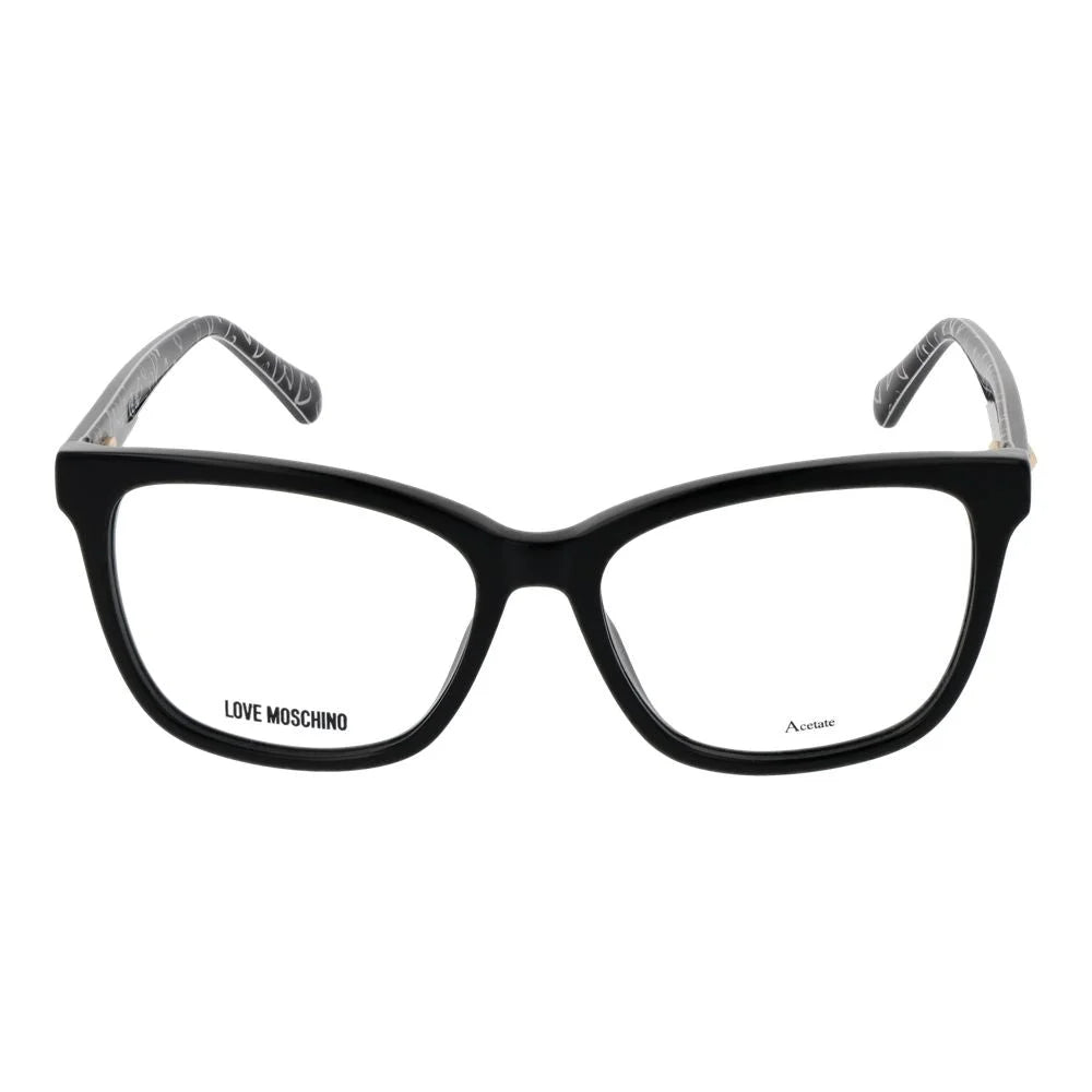 Love Moschino Black Acetate Glasses (Frames)