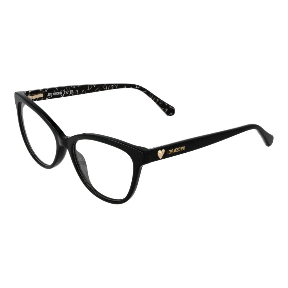 Love Moschino Black Acetate Glasses (Frames)