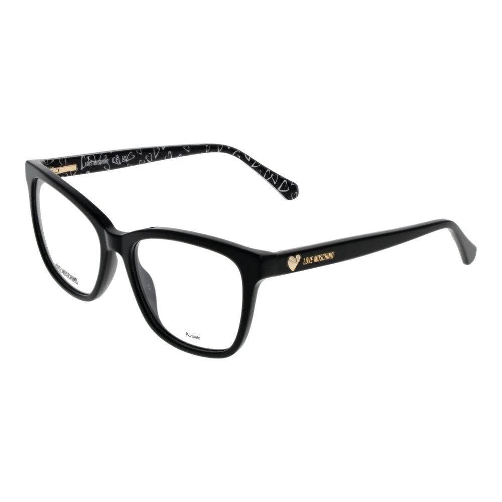 Love Moschino Black Acetate Glasses (Frames)