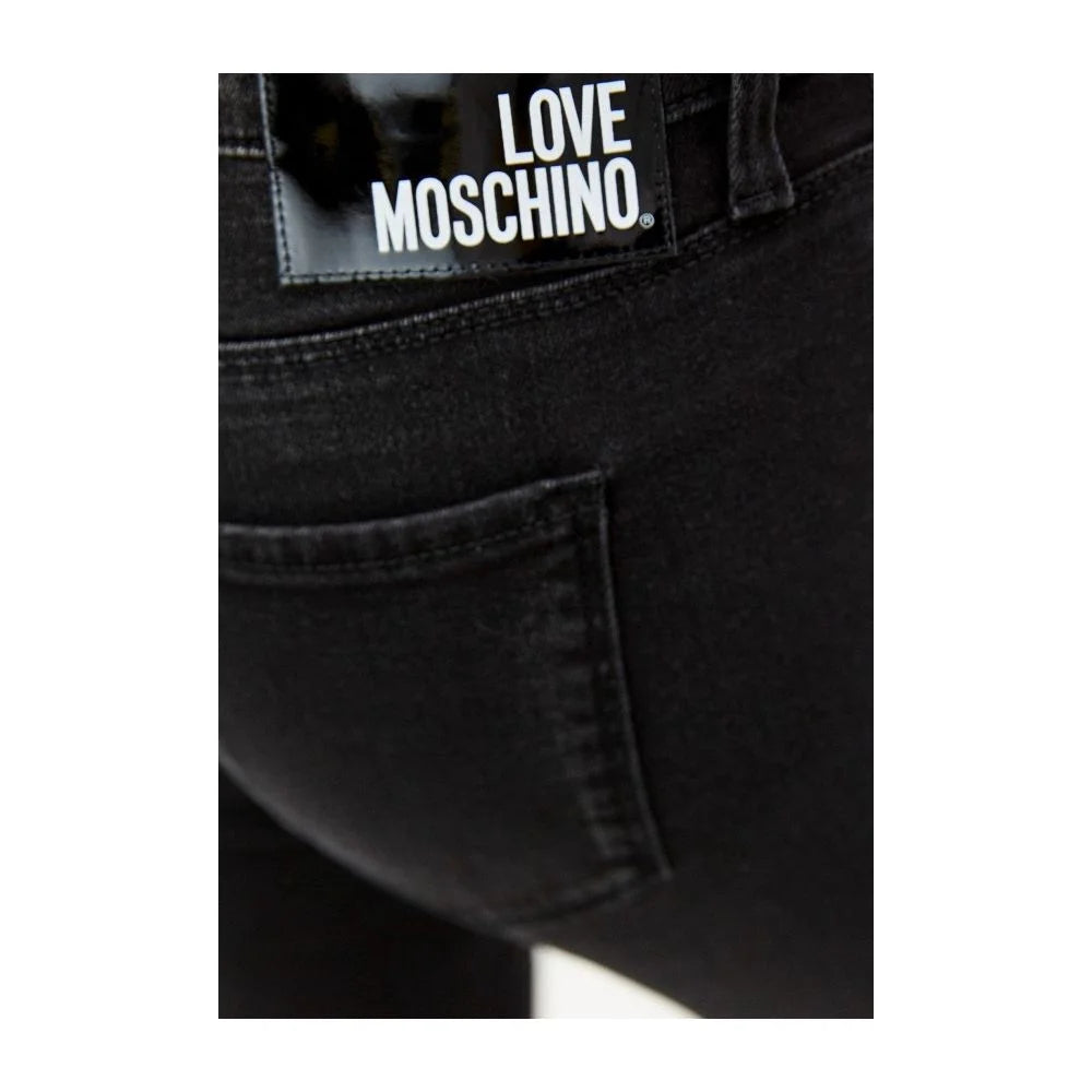 Love Moschino Black Cotton Women Jeans - W25 - Jeans