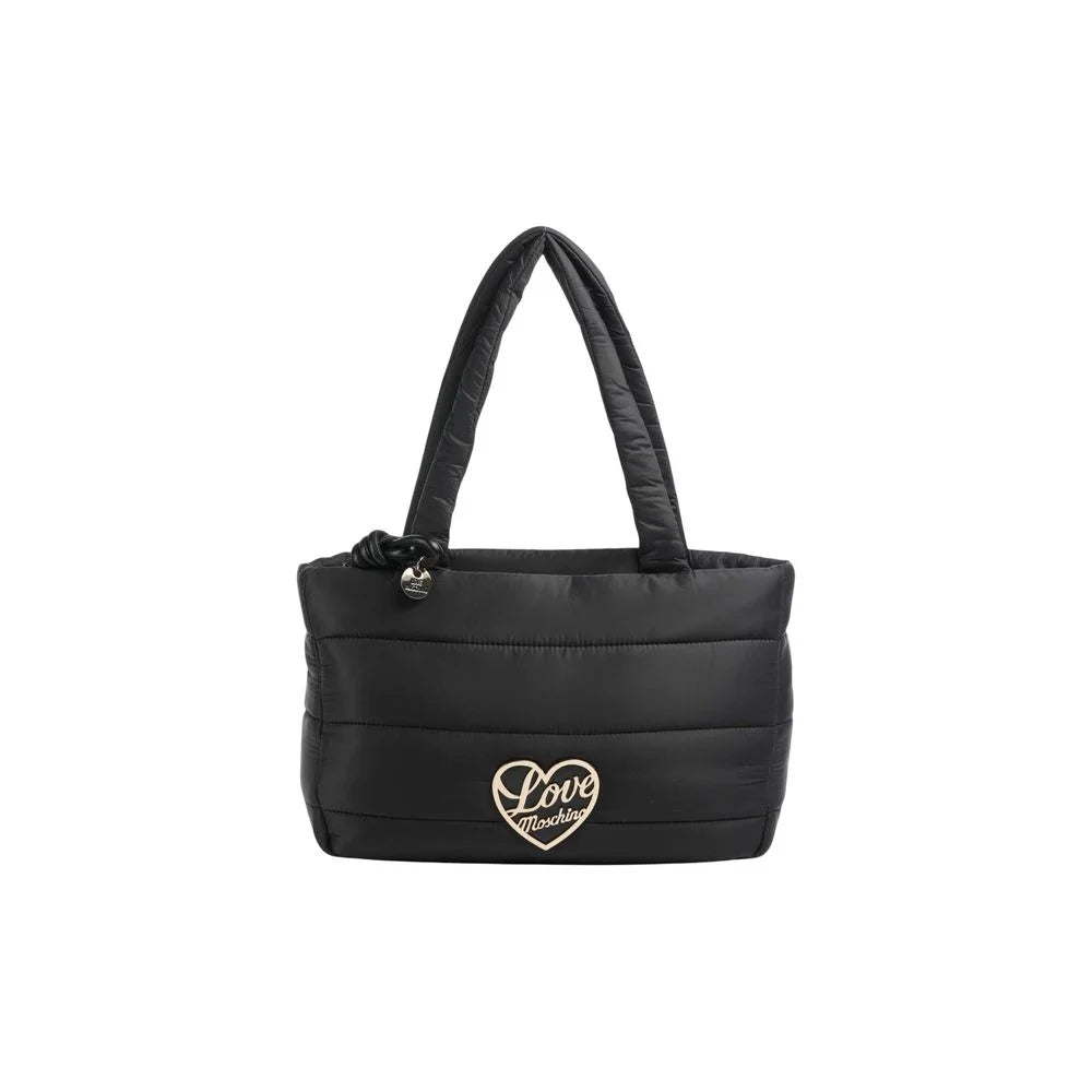 Love Moschino Black Nylon Handbag