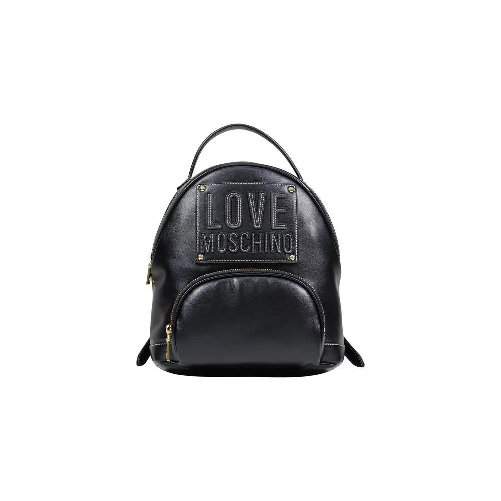 Love Moschino Black Polyethylene Backpack