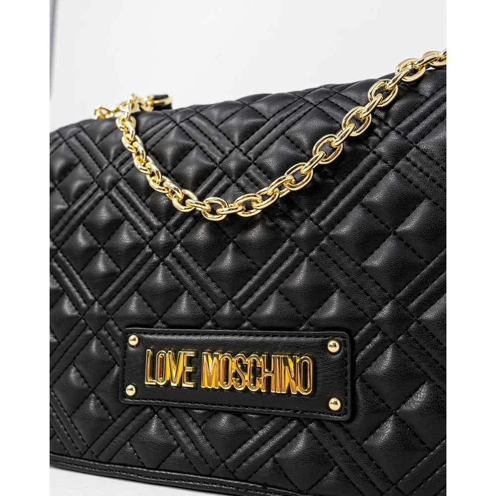 Love Moschino Black Polyethylene Handbag - Shoulder Bags
