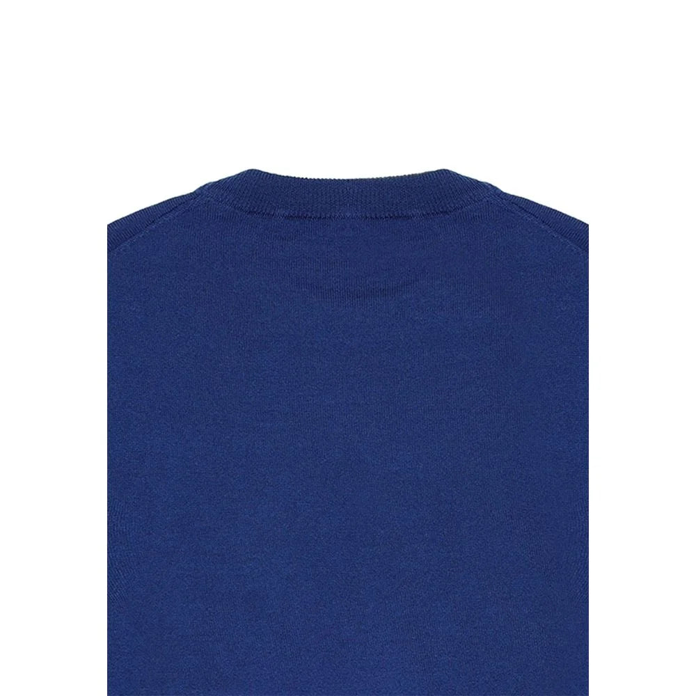 Love Moschino Blue Wool Sweatshirt - 44 | M