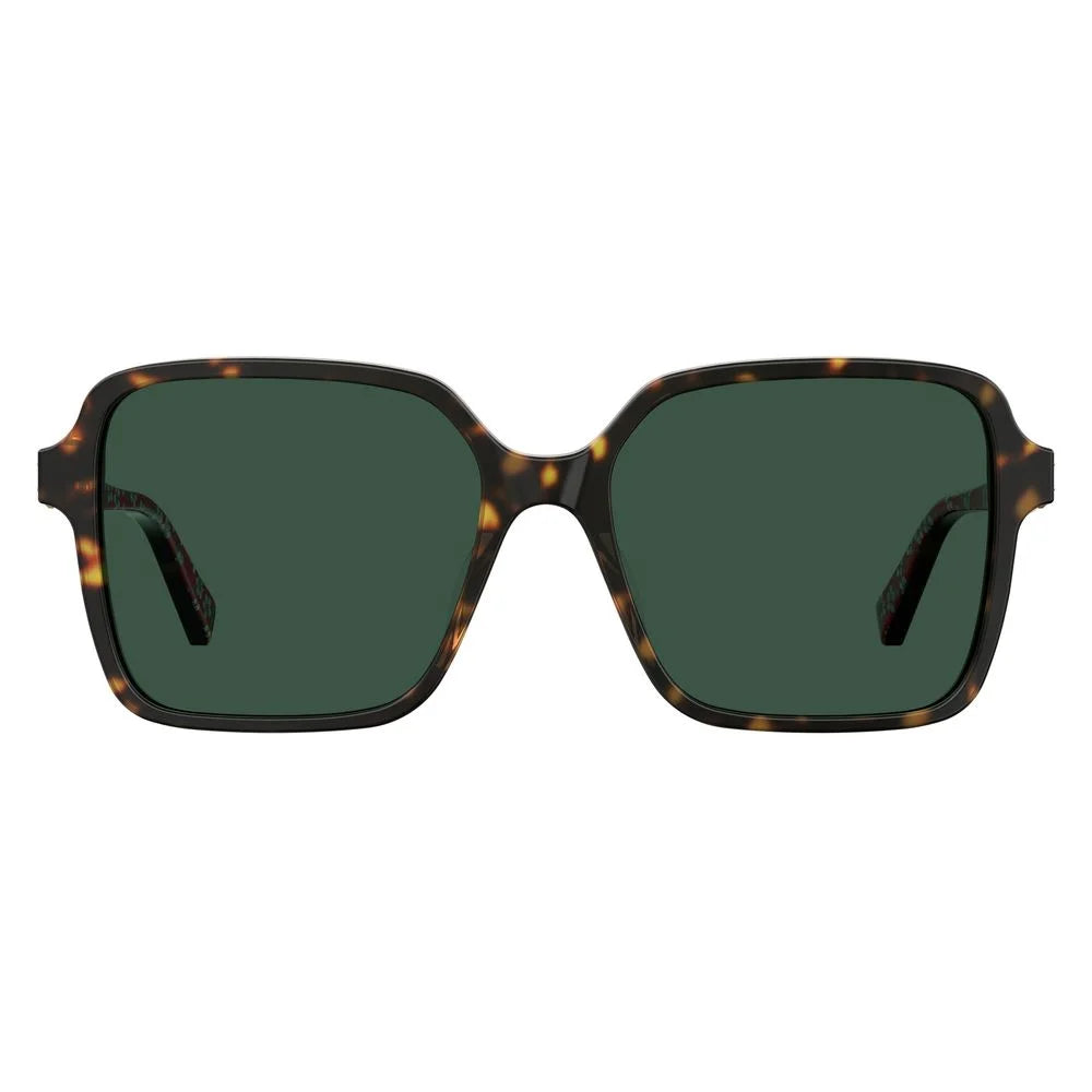 Love Moschino Brown Acetate Sunglasses - Sunglasses