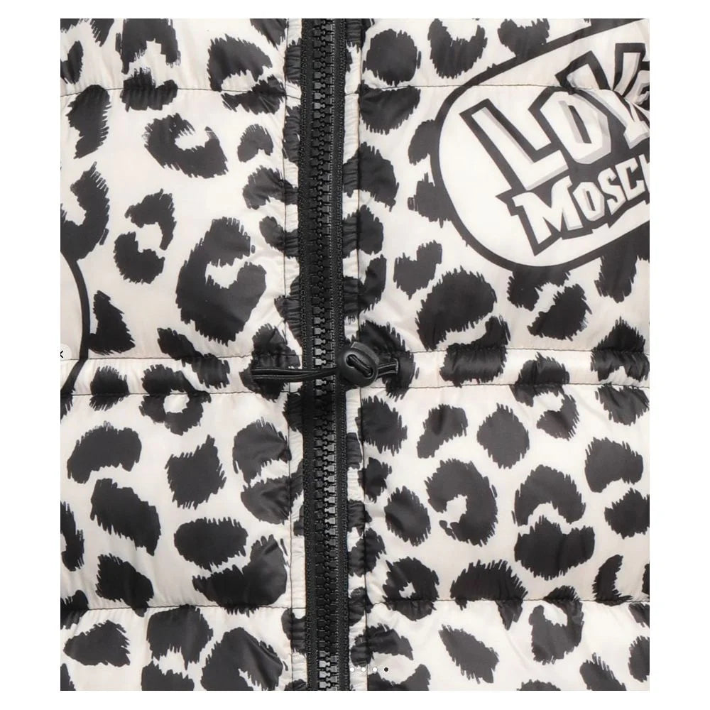 Love Moschino Chic Leopard Print Down Jacket - Puffer Jackets
