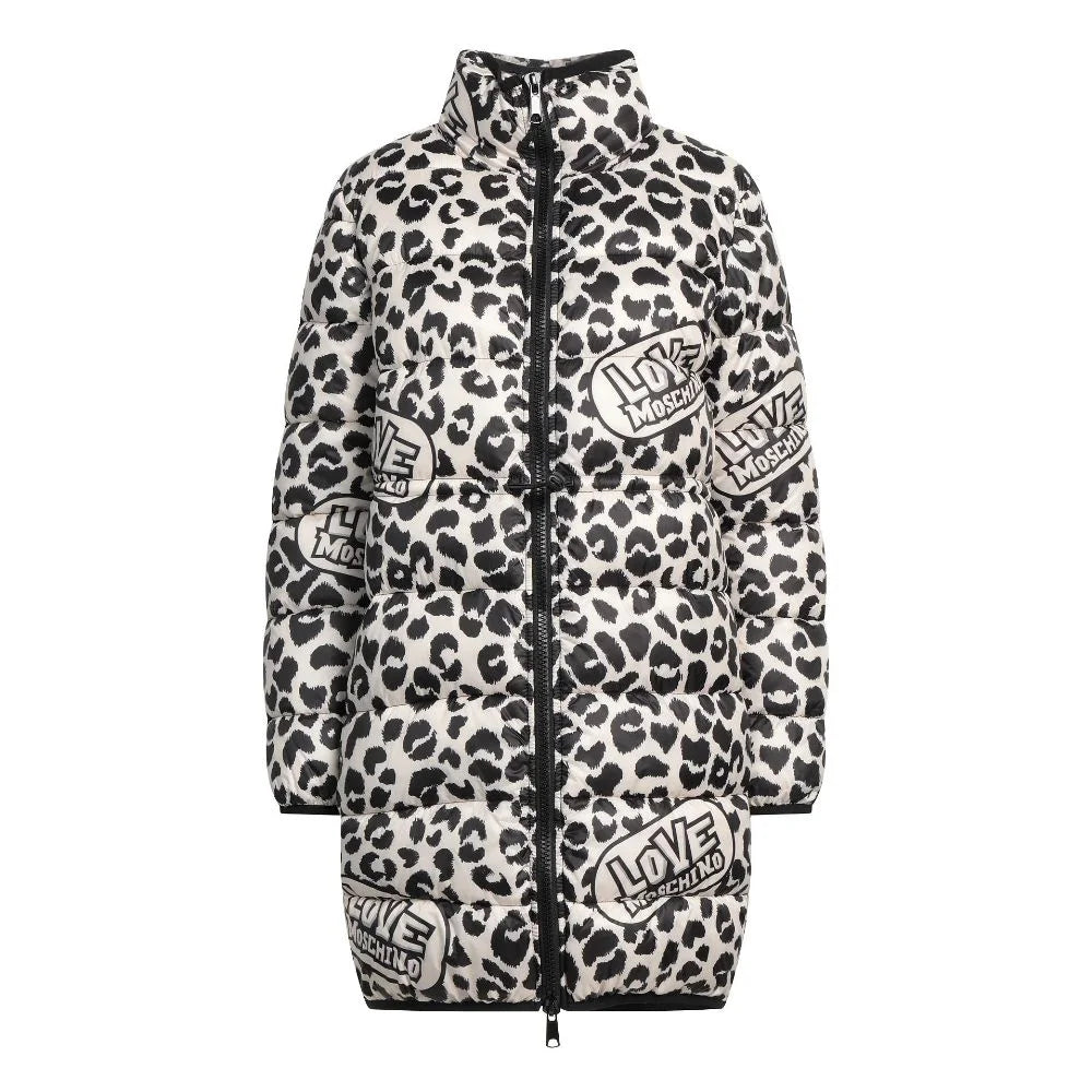 Love Moschino Chic Leopard Print Down Jacket - Puffer Jackets