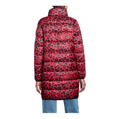 Love Moschino Chic Leopard Print Long Down Jacket - Puffer Jackets