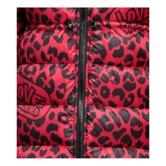 Love Moschino Chic Leopard Print Long Down Jacket - Puffer Jackets