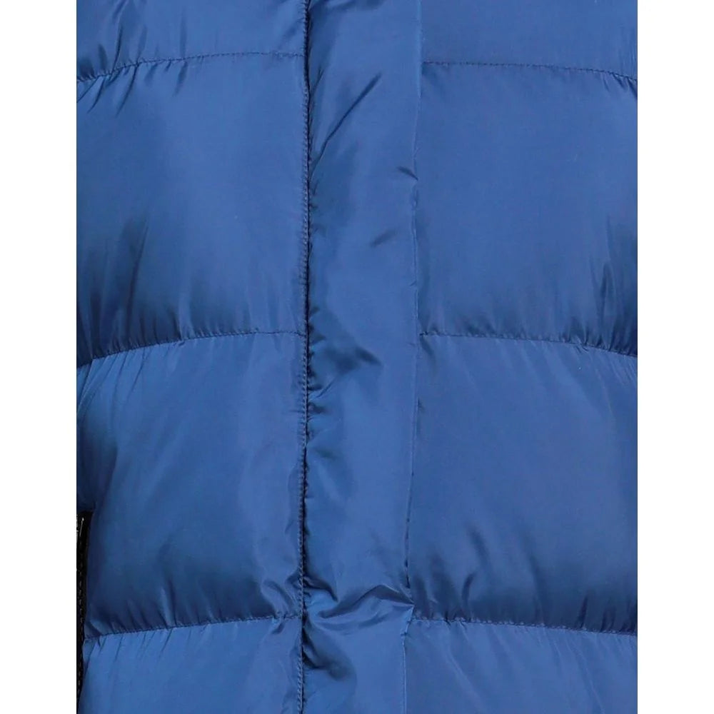 Love Moschino Chic Long Down Jacket with Logo Detail - Puffer Jackets