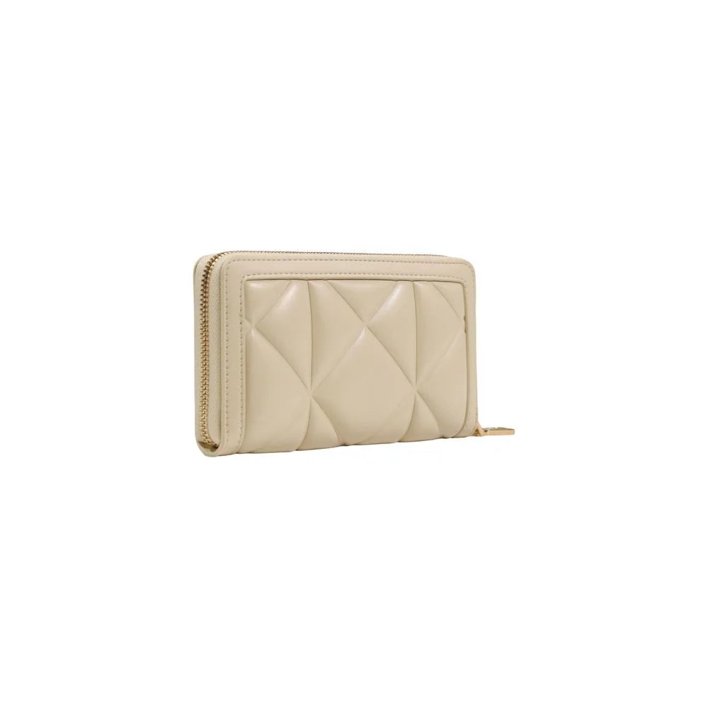 Love Moschino Cream Artificial Leather Wallet