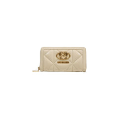 Love Moschino Cream Artificial Leather Wallet