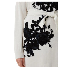 Love Moschino Elegant Embroidered Wool Blend Long Dress - IT42|M - Dresses