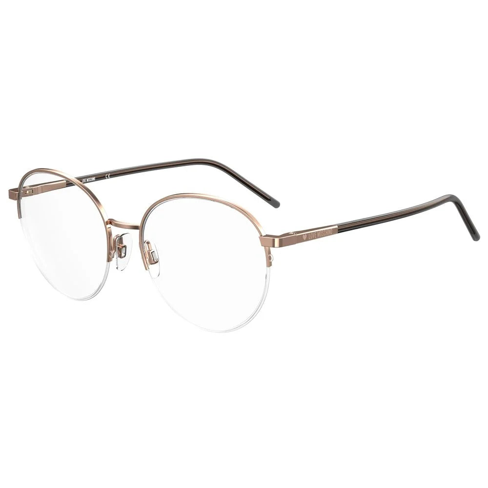 Love Moschino Gold Metal Frames