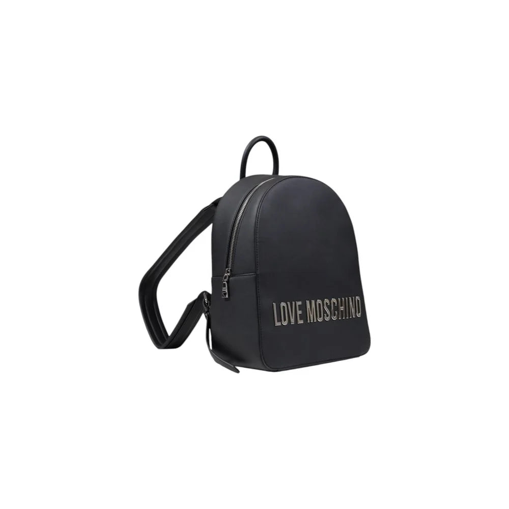 Love Moschino Gray Polyethylene Backpack - Backpacks
