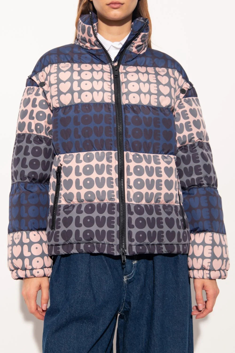 Love Moschino Multicolor Polyester Women Jacket - Windbreakers