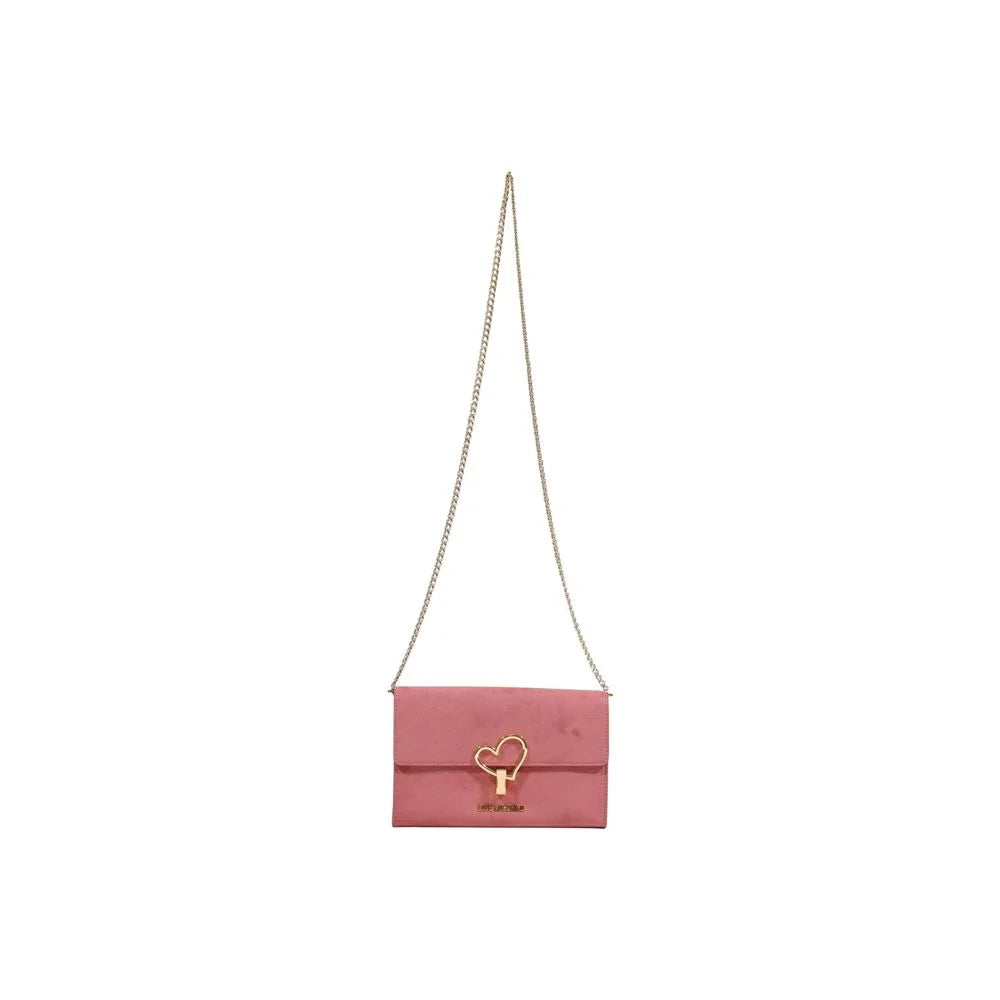 Love Moschino Pink Polyethylene Handbag - Clutch Bags