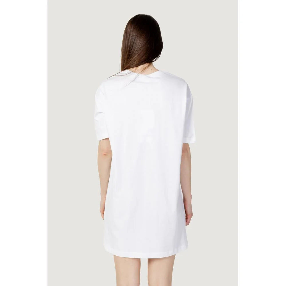 Love Moschino White Cotton Short - Dresses