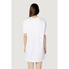 Love Moschino White Cotton Short - Dresses