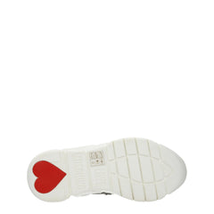 Love Moschino White Fabric Chunky Sneakers - EU38/US8 - Sneakers