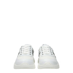 Love Moschino White Fabric Chunky Sneakers - EU38/US8 - Sneakers