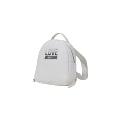Love Moschino White Polyethylene Backpack - Backpacks