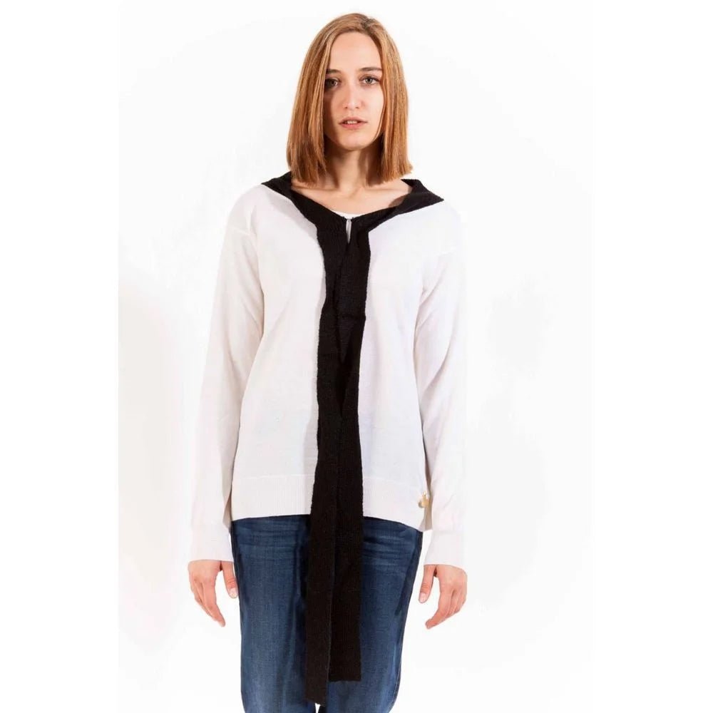Love Moschino White Wool Women Sweater - Sweaters