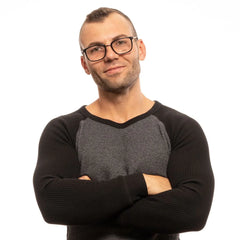 Lozza Black Men Glasses Frame - Eyeglasses