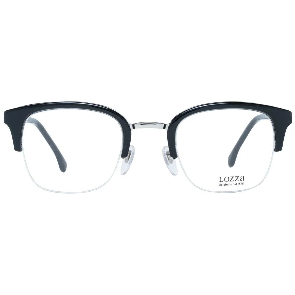 Lozza Black Unisex Glasses Frame - Eyeglasses