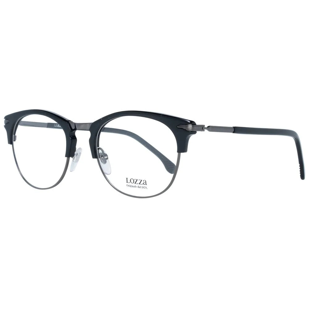 Lozza Black Unisex Glasses Frame - Eyeglasses