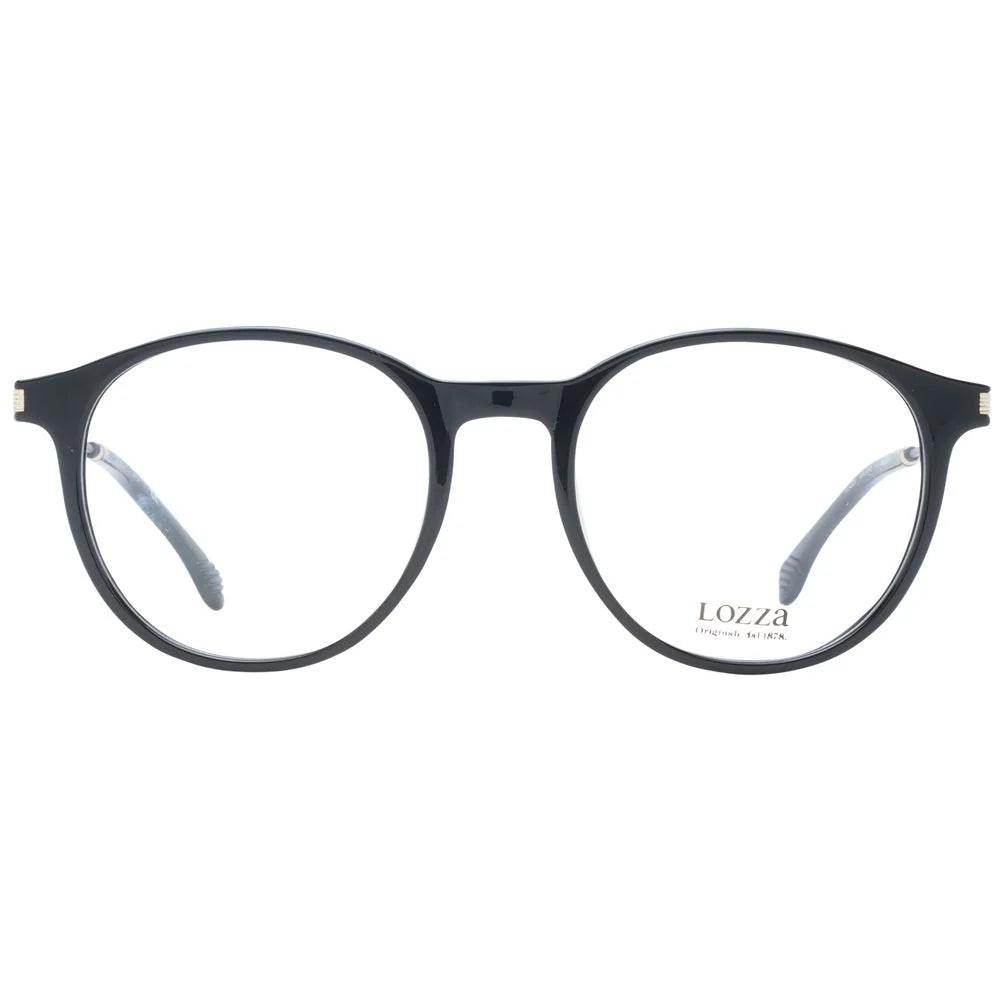 Lozza Black Unisex Glasses Frame - Eyeglasses