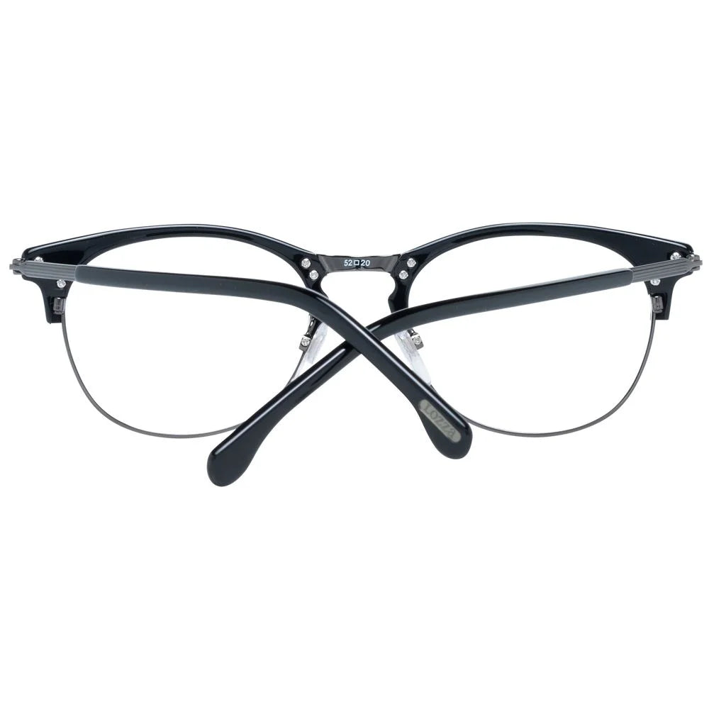 Lozza Black Unisex Glasses Frame - Eyeglasses