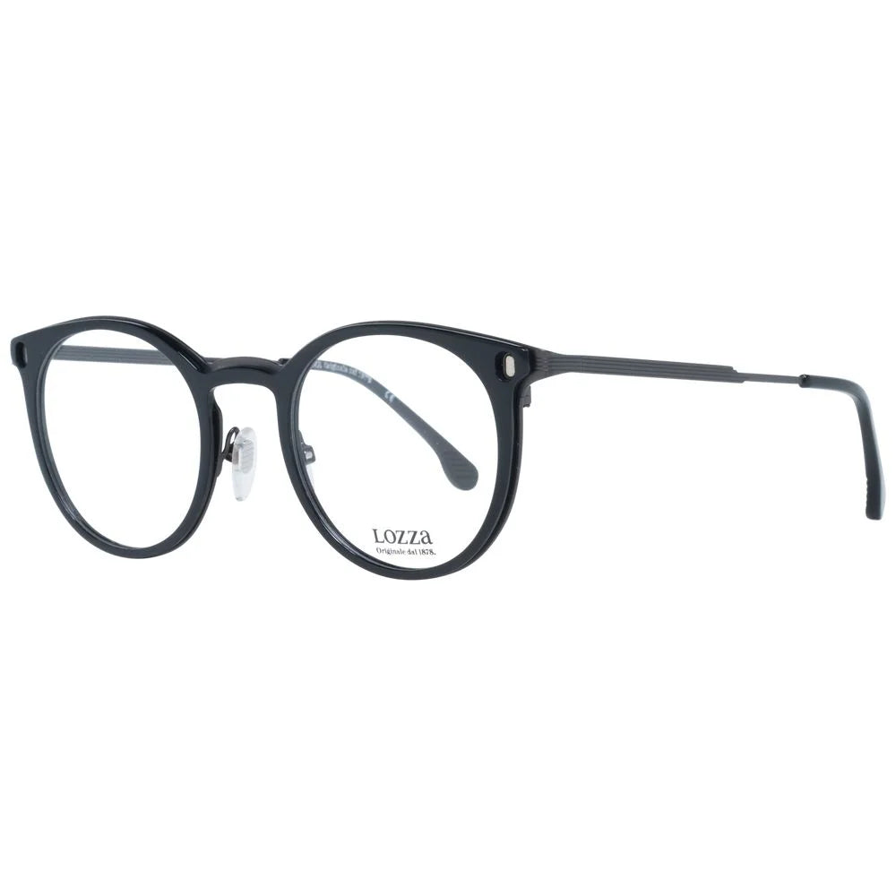 Lozza Black Unisex Glasses Frame - Eyeglasses