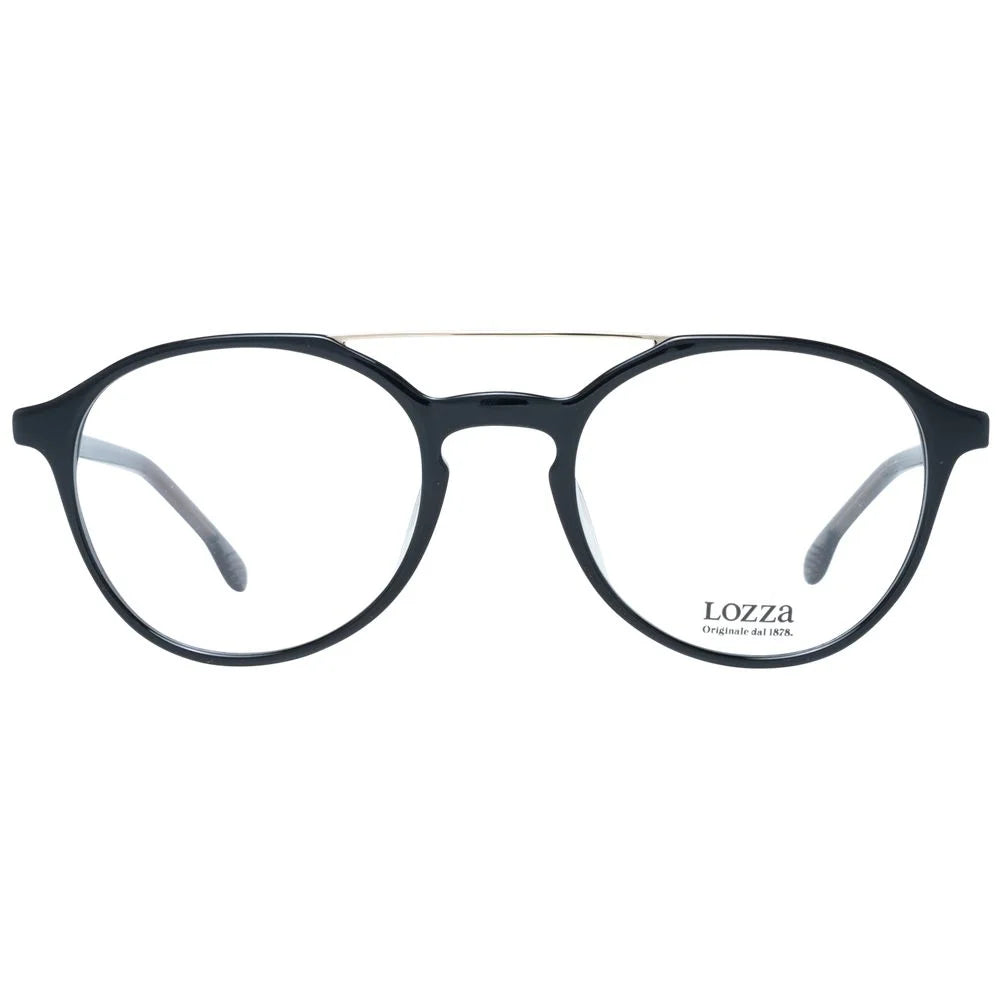 Lozza Black Unisex Glasses Frame - Eyeglasses