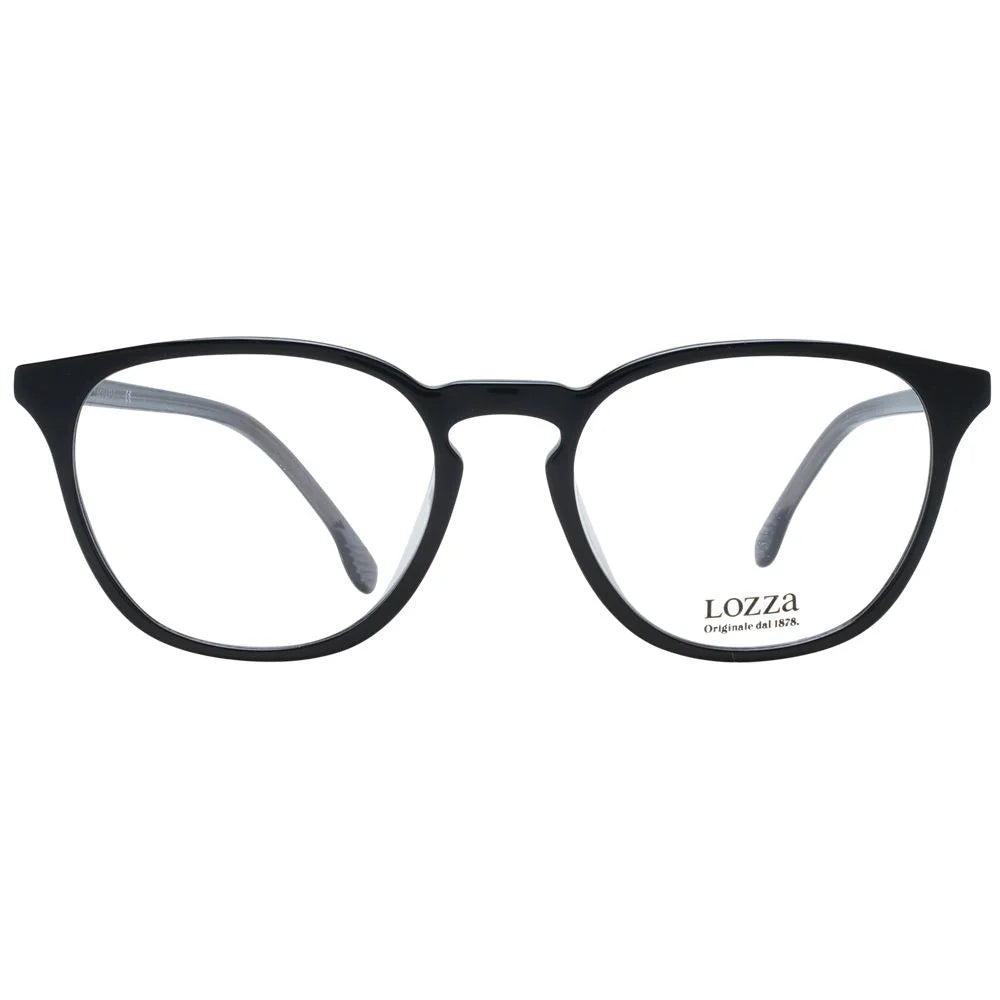Lozza Black Unisex Glasses Frame - Eyeglasses
